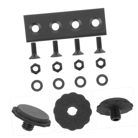Barn Door Track Connector Adapter Set For Smooth Easy Installation No Fuss Sliding Door Hardware With Connection Plates