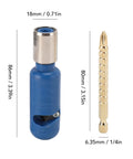 Jiawu Electric Drill Wire Stripping Tool Kit for Fast Cable Peeling, featuring blue compact housing and hex shank attachment.