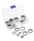 Xmaxx 6S 8S 1 Of 5 Stainless Steel Truck Ball Bearing Kit With Plastic Box Easy Installation High Precision RC Accessories Heavy Duty Corrosion Resistant Bearings For Maximum Stability And Long Lifespan On Rugged 1 Of 5 Scale RC Trucks, open box with bearings