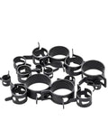 Spring Band Hose Clamps Assortment Kit For Fuel Line Swivel Pipe Pliers Stepless Tightening Tool That Is Totally Sick And Dope For Any Auto Gearhead Who Wants A Solid Fix Without Breaking The Bank. Black steel hose clamps assortment for fuel line and swivel pipes