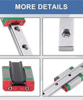 Top Notch MGN12 12mm Linear Guide Rail System With Smooth Sliding Blocks available in various lengths featuring 385mm rail.