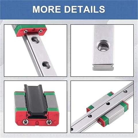 Top Notch MGN12 12mm Linear Guide Rail System With Smooth Sliding Blocks available in various lengths featuring 385mm rail.
