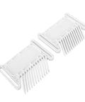 Premium Heavy Duty Adjustable Woodworking Featherboard Keeps Hands Safe On Table Saws And Router Tables Rock Solid Locking Grip For Band Saws, white plastic combs.