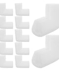 12 Pack EPE Foam Corner Protectors for Picture Frames Mirrors TVs and Electronics Cushions Edges During Shipping and Moving Provides Safe No Residue Edge Protection for Fragile Goods White
