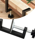 Rock Solid Reversible C Clamp For Woodworking And Plastic Projects, adjustable jaws, holding wood securely in place.