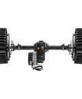 Rear Differential Axle Kit with Snow Sand Tracks for 48V 1000W Brushless Motor Controller and Brake, shown from front view.