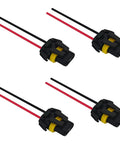 Headlight Wiring Harness Kit For 9005 9006 9012 HB3 HB4 Plug Sockets Female Adapters Pigtail Connector Set For Car Headlamps