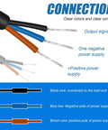 Connection diagram for inductive proximity sensor M8 2mm sensing distance pro grade NPN normally closed three wire DC 6V to 36V switch