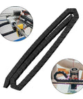10X10mm 1m Black Plastic Flexible Drag Chain Cable Carrier For 3D Printer And CNC Wiring Beefy Nylon Towline with equipment view