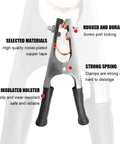 Welding Ground Clamp With Electroplated Copper For Superior Conductivity Non Slip Grip Universal Fit Dope Black Build Pro Grade