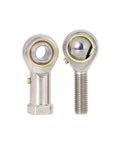 Top Shelf Rod End Joint Bearing Featuring Self Aligning Ball Bearings With Front And Back Teeth For Street Machines Custom Rigs Garage Essential Swap Replacement Part close-up of dual side teeth and ball bearing.