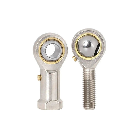 Top Shelf Rod End Joint Bearing Featuring Self Aligning Ball Bearings With Front And Back Teeth For Street Machines Custom Rigs Garage Essential Swap Replacement Part close-up of dual side teeth and ball bearing.