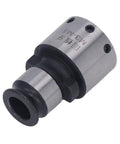 Sturdy Round Die Collet Chuck For Tapping Milling Works Securely Holds M3 M6 Dies With Hex Wrench Blackened Carbon Steel Tool