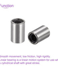 LM4UU Linear Ball Bearing Kit for 3D Printers 4mm Bore 8mm OD 12mm Length 2 Pack showing two bearings