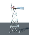 Do It Yourself Wind Turbine Water Aerator And Wind Power Generator Setup For Off Grid Living Eco Friendly Generator Kit on tall metal tower