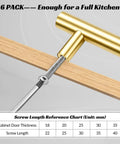 7.8 Inch Brushed Stainless Cabinet Pulls Modern Double T Bar Handles 20cm Center To Center With 5 Inch Hole Spacing DIY Friendly
