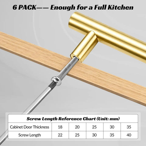 7.8 Inch Brushed Stainless Cabinet Pulls Modern Double T Bar Handles 20cm Center To Center With 5 Inch Hole Spacing DIY Friendly