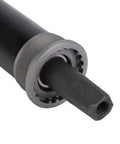 Square Tapered Bottom Bracket With Sealed Cartridge Bearings For Square Taper Cranks, includes mounting screws, steel shell