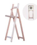 Adjustable Wooden Archery Target Stand For Backyard Practice Fits Recurve Longbow And Compound Bow Durable Pine Wood