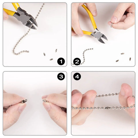 Installation steps for 3 Speed 4 Wire Pull Chain Ceiling Fan Switch Replacement For Ceiling Fans, Wall Lamps, And Cabinet Lights