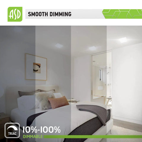 12 Pack 4 Inch LED Recessed Lighting With Integrated Junction Box Dimmable 2700K-5000K CCT in bedroom setting