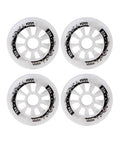 Inline Skate Wheels 90mm 110mm 85A For Indoor Outdoor Use Roller Hockey Rinks 4 Pack With High Speed Bearings Shock Absorption