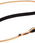 Arborist Lanyard For Tree Work Half Inch Polyester Rope With Fully Adjustable Length To Ten Feet Aluminum Snap Hook High Visibility Orange