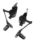 Rear Left And Right Air Suspension Ride Height Level Sensor Replacement For 04 11 Escalade Dual Sensor Kit For Stable Ride And Safe Handling Real Time Height Monitoring And Easy Install Durable Heavy Duty Build For Cadillac SUV, black