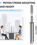 5.5 Inch Heavy Duty Office Chair Gas Lift Cylinder Replacement for Desk Chairs and Gaming Chairs Next to Office Setting