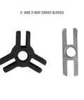 Slide Hammer Puller Set With Dent Puller CV Axle And Bearing Removal Tool Kit heavy-duty 2 and 3-way cross blocks