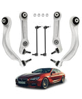 BMW Front Suspension Control Arm Ball Joint And Bushing Kit Fits F06 F12 F13 F10 F11 F07 F18 Durable Beefy Upgrade photo