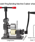 Kickass Ring And Bracelet Press Bender Machine With Adjustable Rolling Mill and Flat Bending Tool Spoon Forming Jig, rubber wheel.