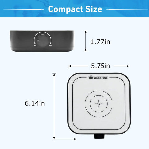 Rechargeable Magnetic Stirrer Mixer 3000 RPM With Stir Bar Brushless DC Motor, compact 3000ml stir plate dimensions 6.14x5.75x1.77in