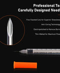 1ml Disposable Syringe With 31G 6mm Needle Clear Graduated Barrel For Precise Dosing Individually Sealed Pack Of 100 Smooth Plunger Easy To Carry Medical Syringe Kit, needle close-up