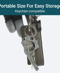 4 In 1 Pre Trip Inspection Tool for Truckers attached to keychain for easy access