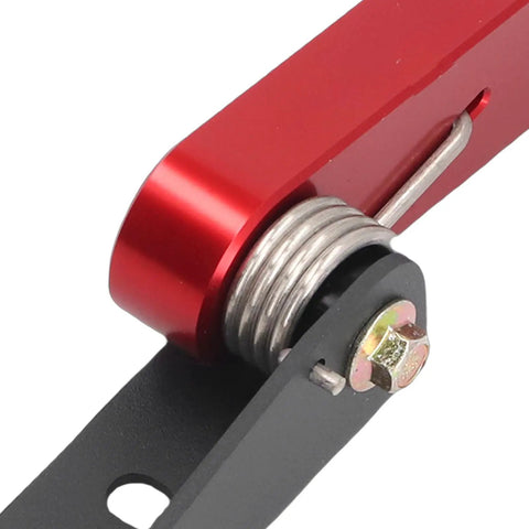 Badass Aluminum Alloy Motorcycle Belt Tensioner Roller Pulley Assembly Kit In Red With Dual Bearing Smooth Ride Upgrade Direct Fit Replacement For F3 RT Models Years 2014 To 2024 Guarantees Tight Tension And Rock Solid Performance On Your Bike close-up red aluminum roller bearing