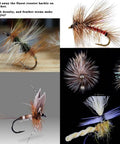 Brown Midge Size Rooster Saddle Hackle Feathers, 10 Pcs Pro Grade Hand Selected Whiting Bronze Tying Feathers For Trout Dry Flies displayed