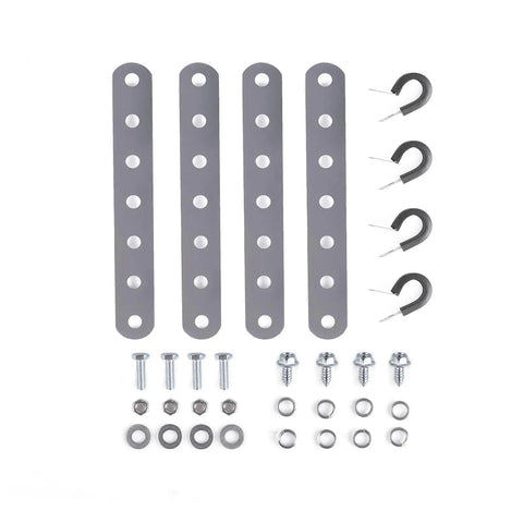 Heavy Duty Steel Oil Cooler Mounting Bracket Kit For 3/4 Inch Systems Compatible With LPD47391 bolts and brackets components