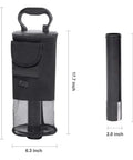 Top Golf Ball Collector Shag Bag Holds About 75 Balls With Detachable Retriever Tube And Nylon Storage Bag Black
