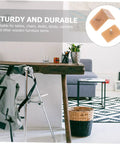 Slick Glide Furniture Slider Pads Two Hundred Pack For Hardwood Floors set on wooden table, suitable for furniture protection
