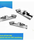 Boss Level CNC Milling Vise Delivering Insane 10000 Kilogram Clamping Power And Wide 200 Millimeter Jaws To Slam Down Any Workpiece During Rough Benchtop Sessions Without Shifting One Bit, showing 6-inch GT150*300 special vise for CNC machining.