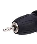 Close-up of 10mm chuck of Badass 21V Brushless Cordless Drill Driver for precise drilling and fastening.