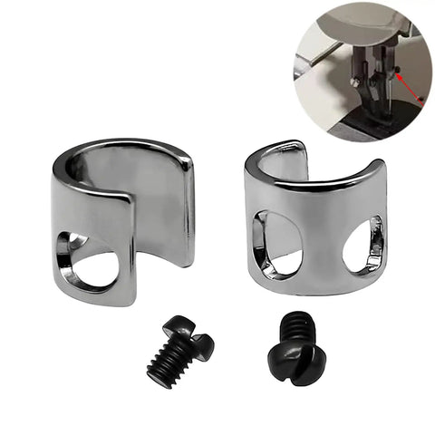 2 Set Needle Bar Thread Guard And Screw Kit 103-08609 And SS-7080510-TP For DNU-1541 And DNU-1541S Sewing Machines Replacement Parts