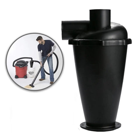 Turbo Woodworking Cyclone Dust Separator For Vacuum Cleaners, Heavy Duty Industrial And Home Use alongside vacuum operation