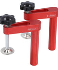 Two Pack Bench Dog Clamp Aluminum Alloy Hold Down Clamp For Woodworking 19mm Hole Adjustable Clamping Pressure Up To 600 Pounds