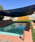 Heavy Duty Shade Cloth 80 To 90 Percent Sunblock Netting With Grommets 5x10 Feet for outdoor shade over pool area.