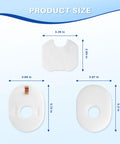 Rocket Vacuum Filter Replacement Kit Nine Pack With Foam Pre Motor And Post Motor Felt Filters For Restored Suction And Clean Airflow Three Stage Filtration Compatible With HV300 HV301 HV302 HV305 UV450 Not For HV320 HV380 with product size dimensions shown