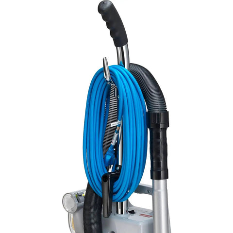 Pro Global Industrial Commercial Upright Vacuum Cleaner Gray, 14 Inch Cleaning Path With Deodorizing Hepa Filter Led Headlight And Adjustable Height For Carpets Or Hard Floors Includes Replacement Bag