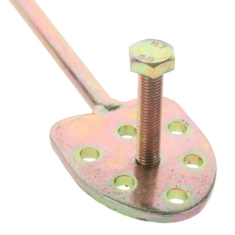 Close-up of the Auto AC Compressor Repair Tool Set 3 Piece Disassembly Kit showing a durable iron bolt and handle for compressor removal.