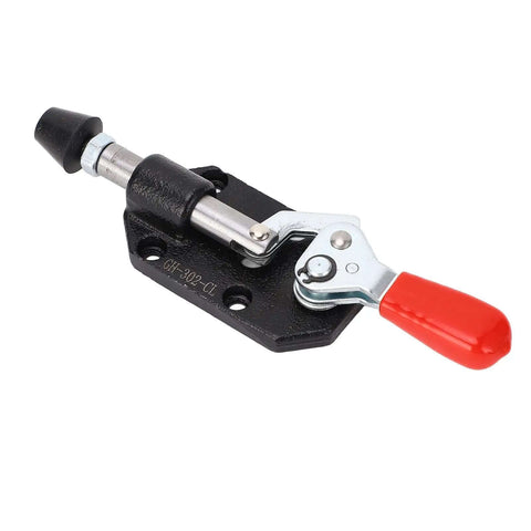 Push Pull Toggle Clamp Cast Iron Adjustable DIY Woodworking Clamp With Plastic Handle For Welding Installation Quick Fixed Hand Tool